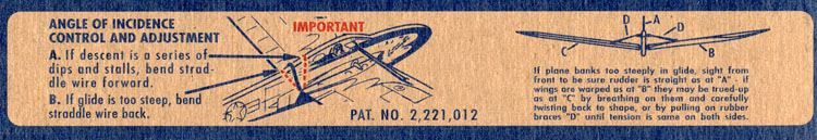 Interceptor Folding Wing flight adjustments